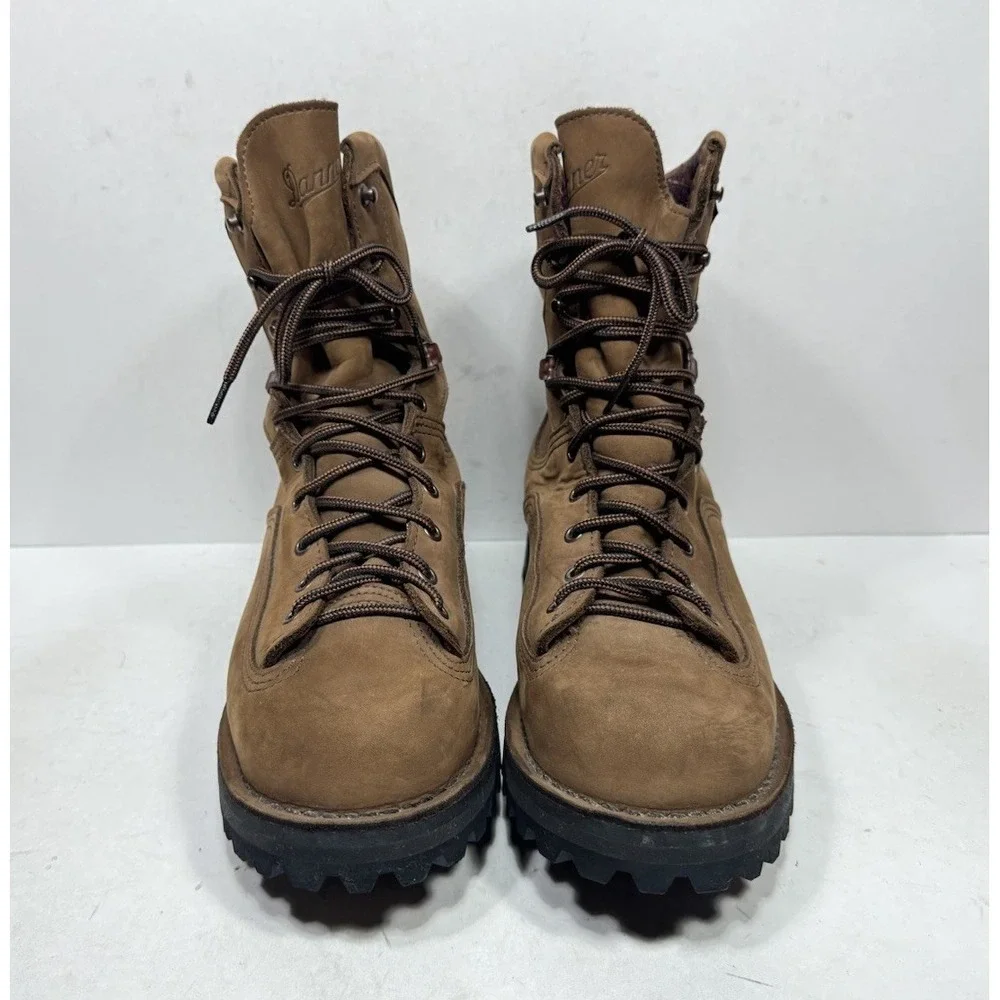 Danner Hawk Nubuck Leather Men's 11 D Hiking Brown Boots 200G GTX 45700 Bob Sole